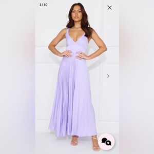 Hello Molly Lavender Maxi Dress